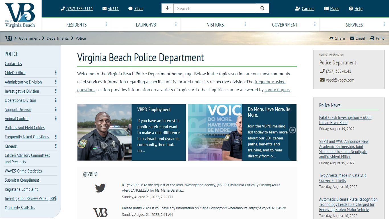 Police :: VBgov.com - City of Virginia Beach